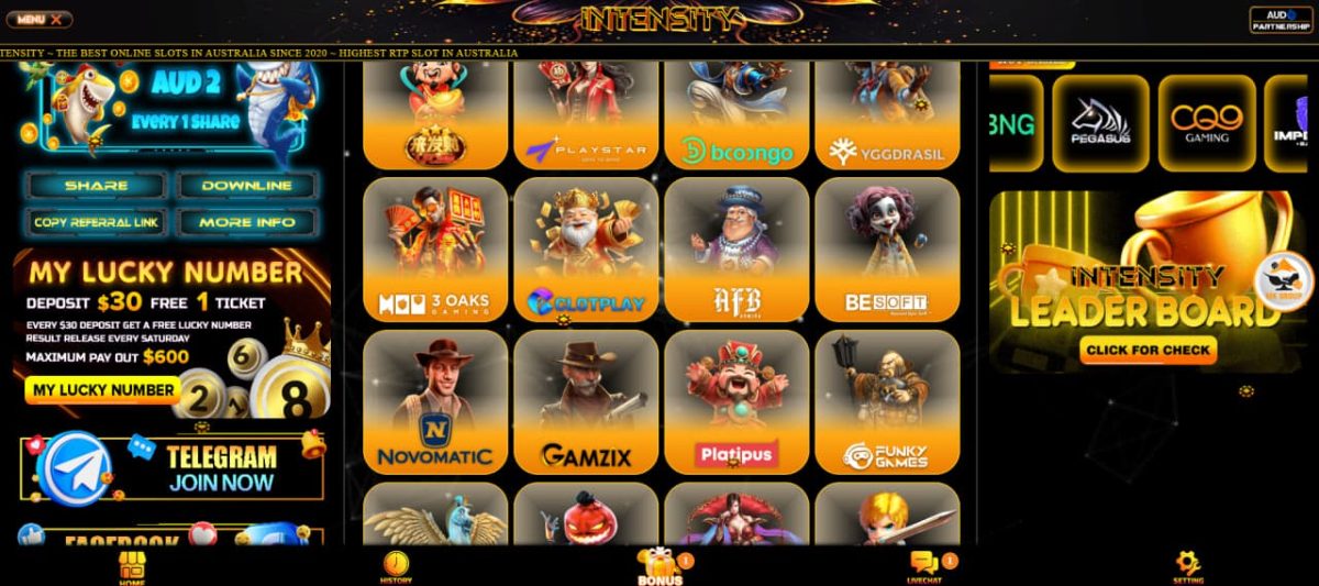 Intensity Casino Australia image 1